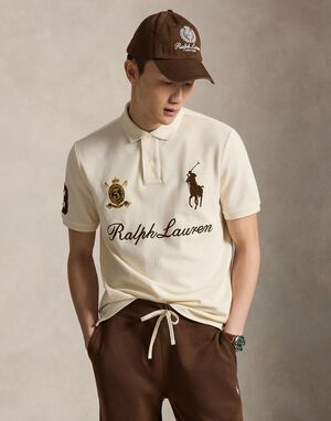 Classic Fit Big Pony Mesh Polo Shirt