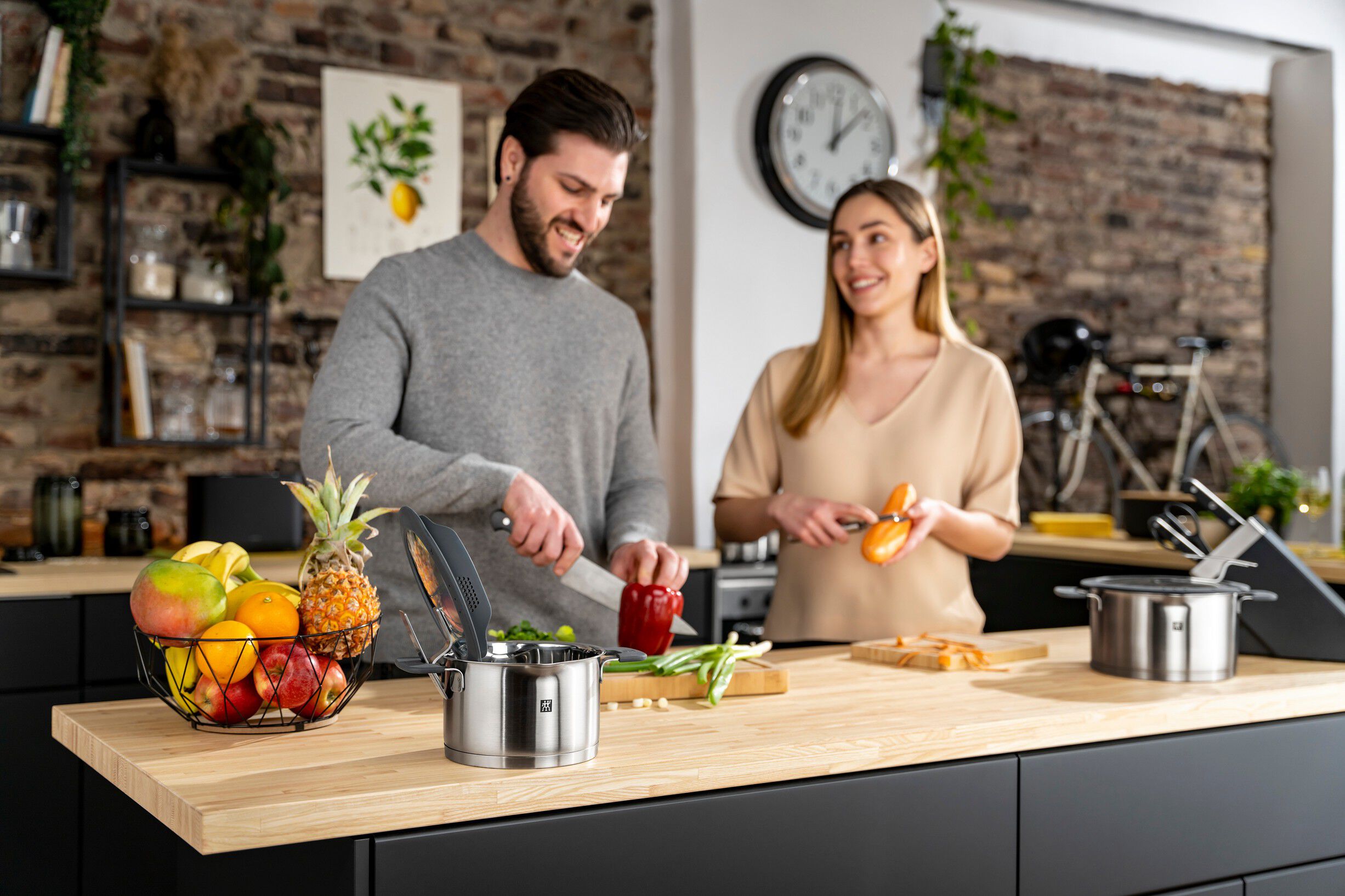 Simplify Gryt & kastrullset, 4-st, Rostfritt st&aring;l