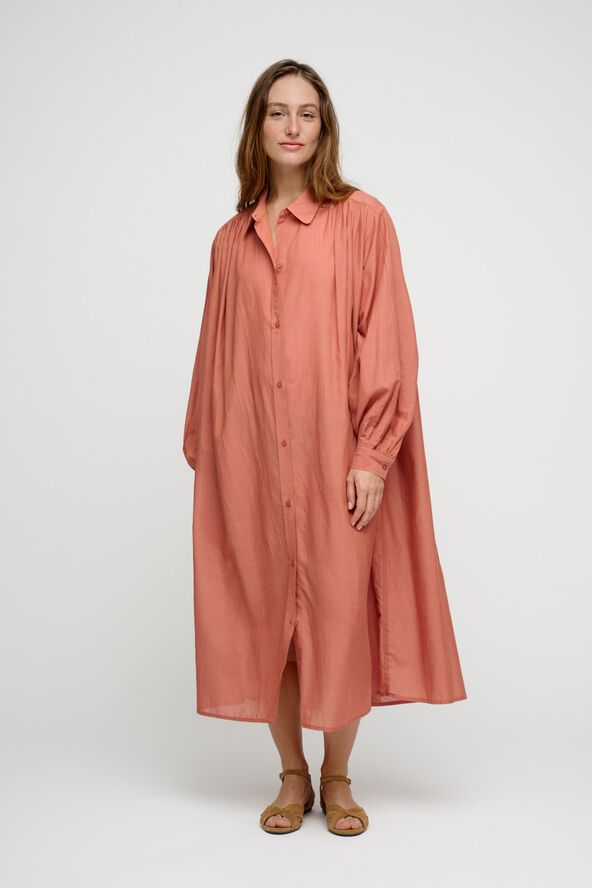 golden shirtdress