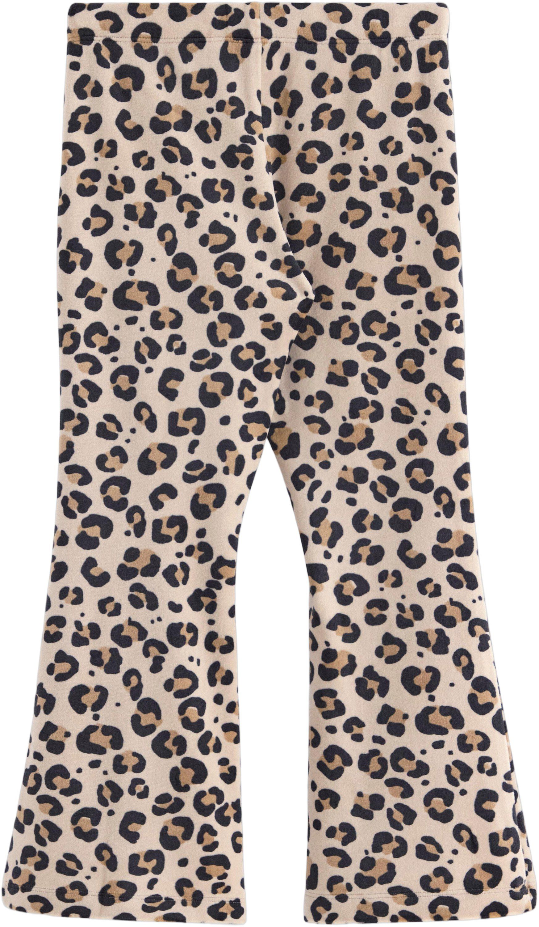 Soft velour leggings with an adjust