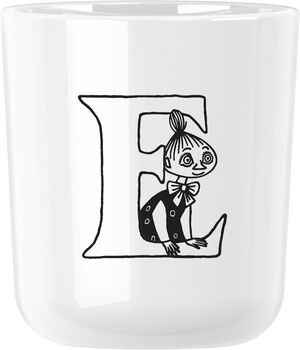 Moomin ABC mugg - E 0.2 l. Moomin white