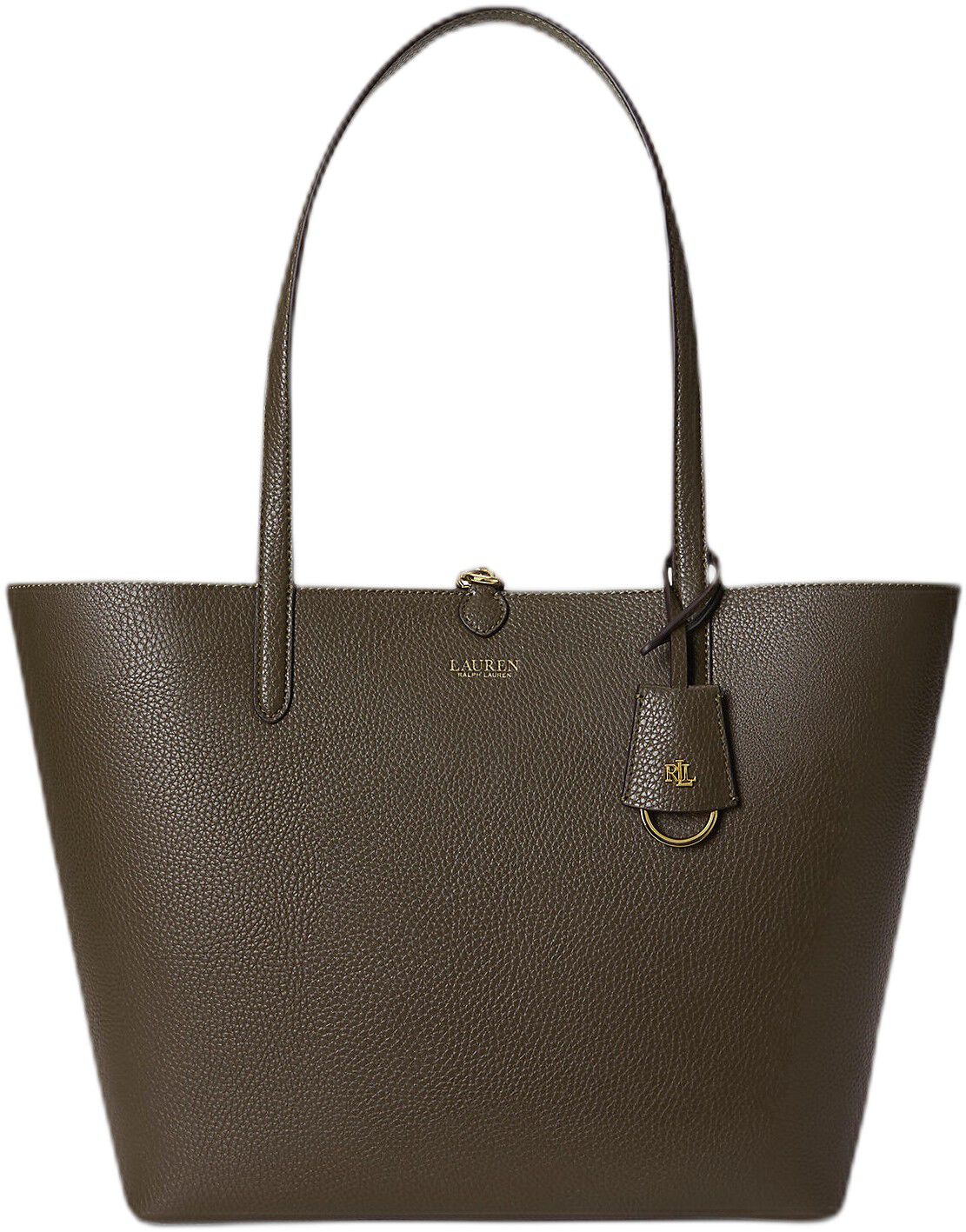 Faux-Leather Large Reversible Tote Bag