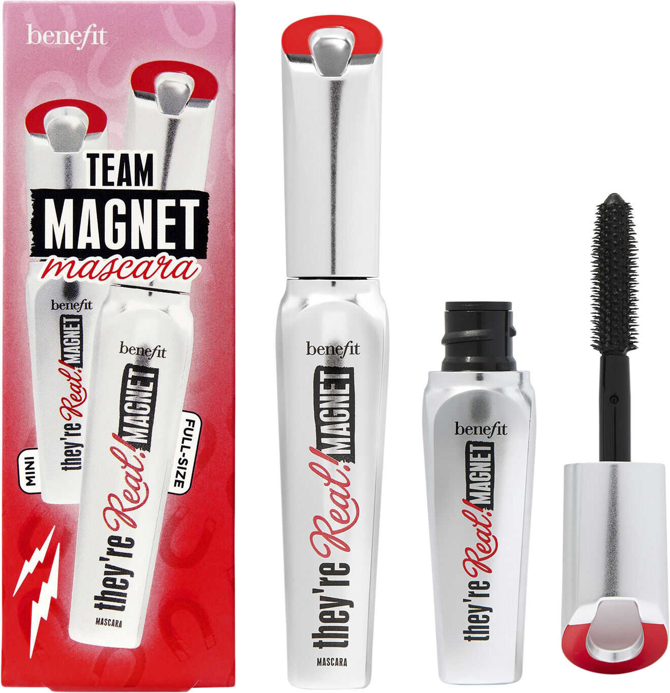 Team Magnet f&ouml;rl&auml;ngande mascara set - Theyre Real! Magnet i Full-Size