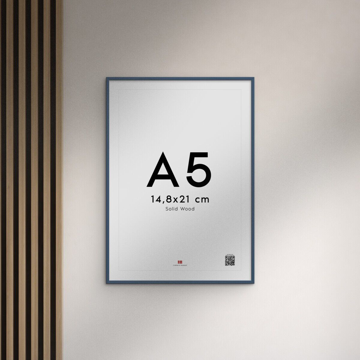 Poster&Frame - Indian Teal Wood 30x40cm