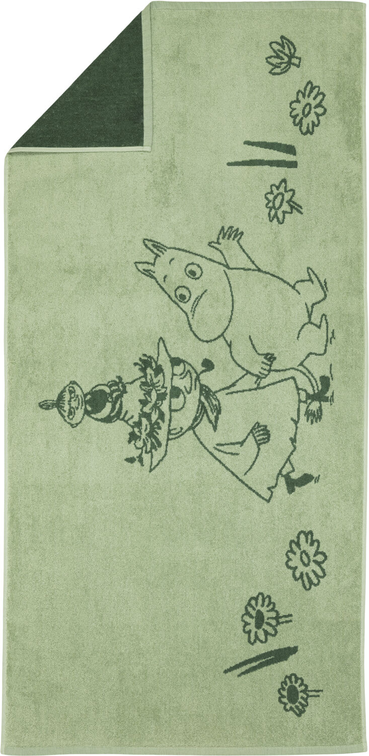 Moomin Arabia 70x140cm badeh&aring;ndkl&aelig;de Venner For Evigt GOTS