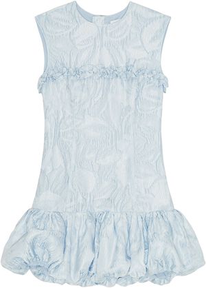 Textured Cloque Corset Mini Dress