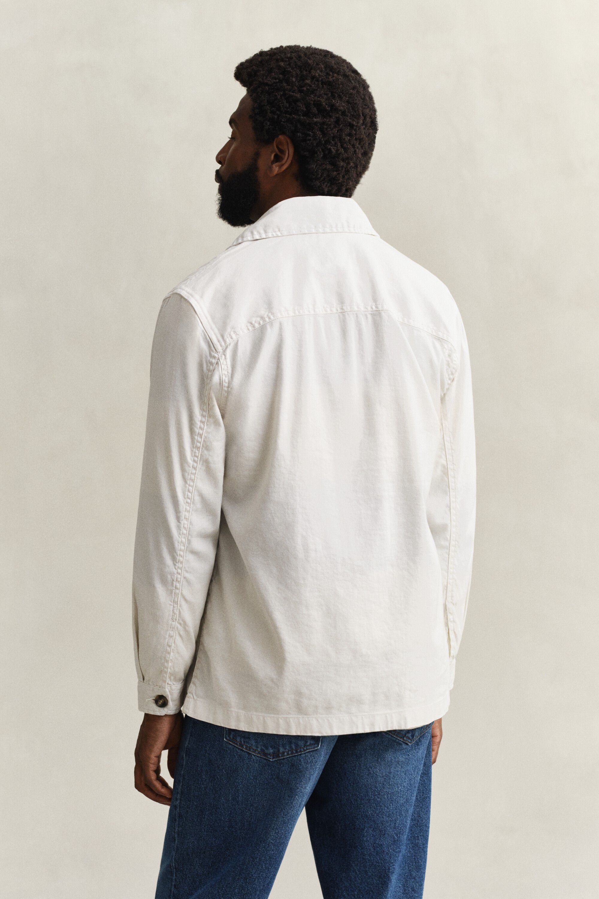 REG COTTON / LINEN OVERSHIRT