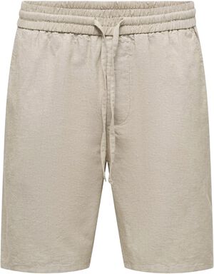 ONSLINUS 0007 COT LIN SHORTS NOOS