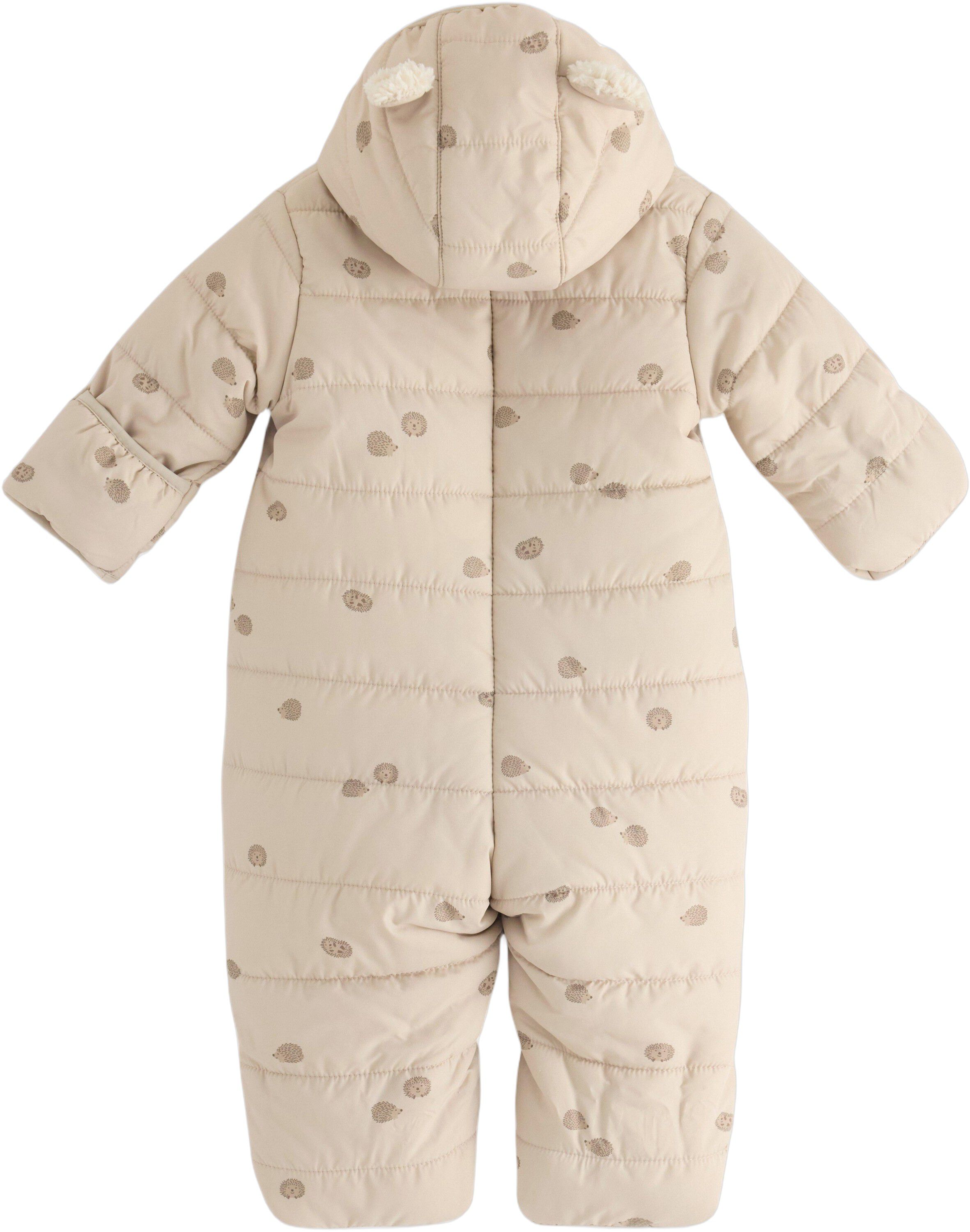 Soft padded snowsuit with cute litt