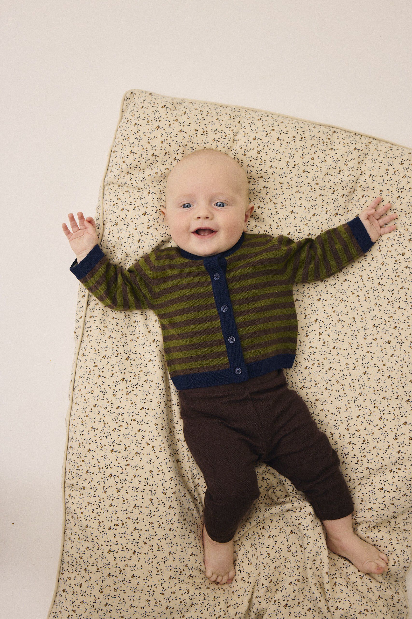Strikka 1 RWS wool & GCS cashmere baby cardigan