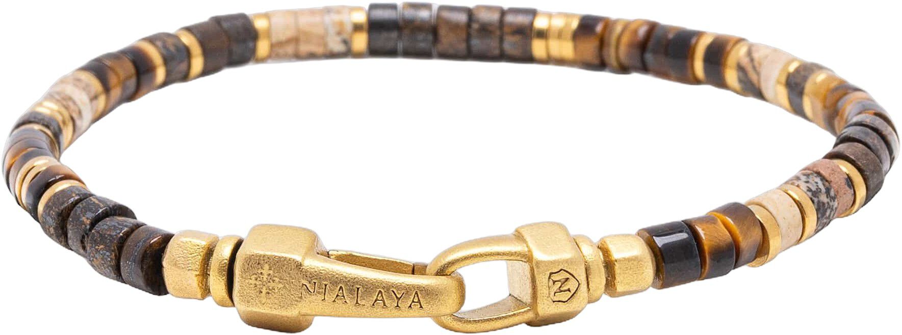 Tiger Eye Heishi Bracelet