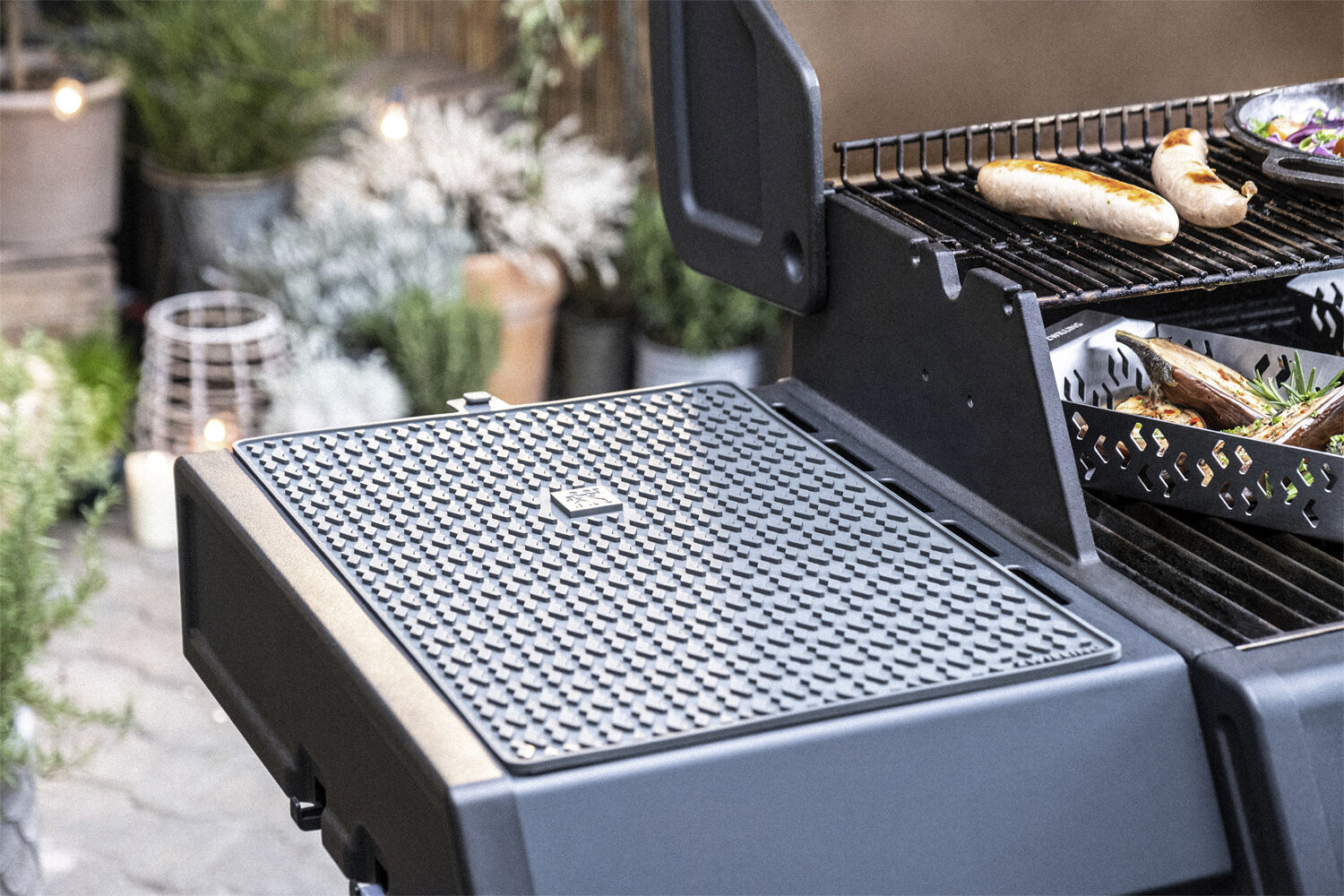 BBQ+ Skyddsmatta 45x31 Antracit Sili