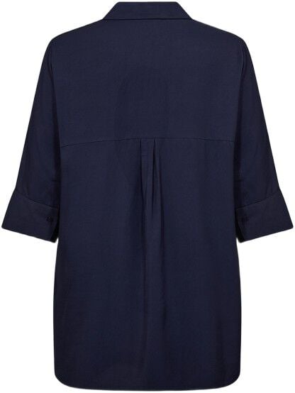 Curvy WA-NOVA 5 Skjorte Navy bl&aring;