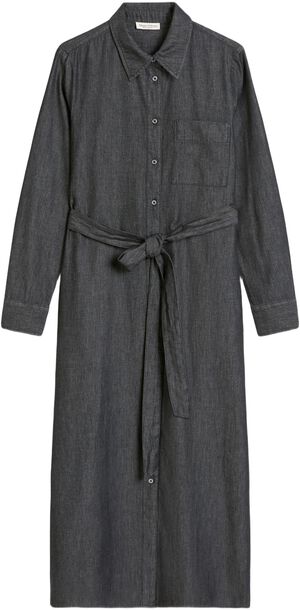 Dress, midi length, kent collar, bu