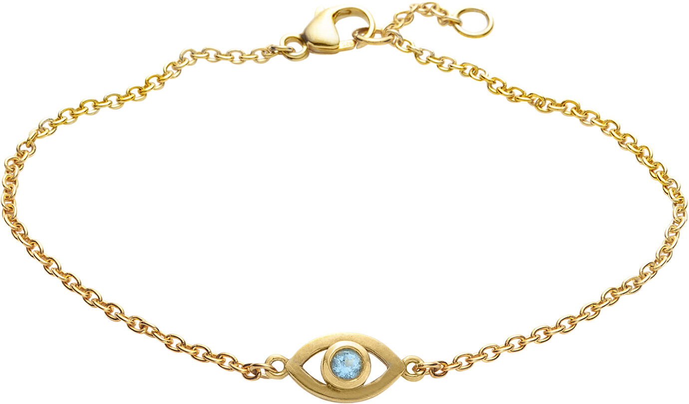 Blue Topaz Eye Bracelet