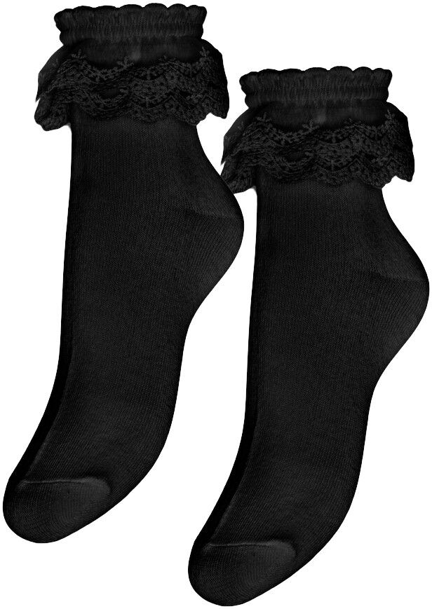 PCJOLINE LACE SOCK 2 PACK NOOS