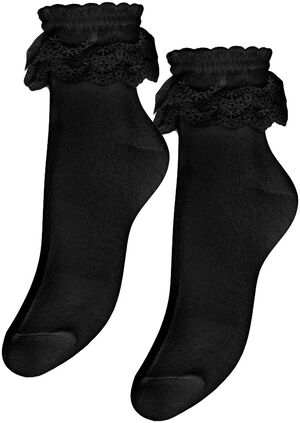 PCJOLINE LACE SOCK 2 PACK NOOS