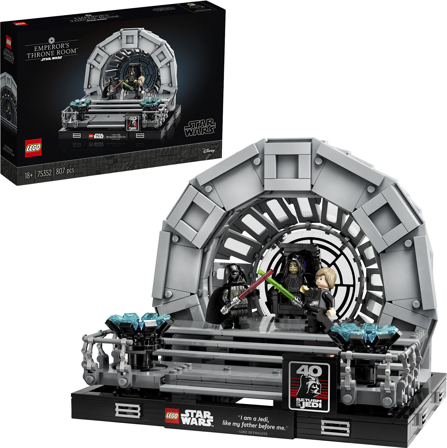 Diorama m/ Kejserens tronsal 75352