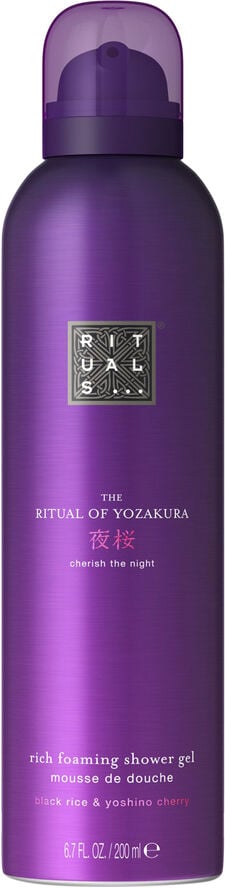 The Ritual of Yozakura Foaming Shower Gel
