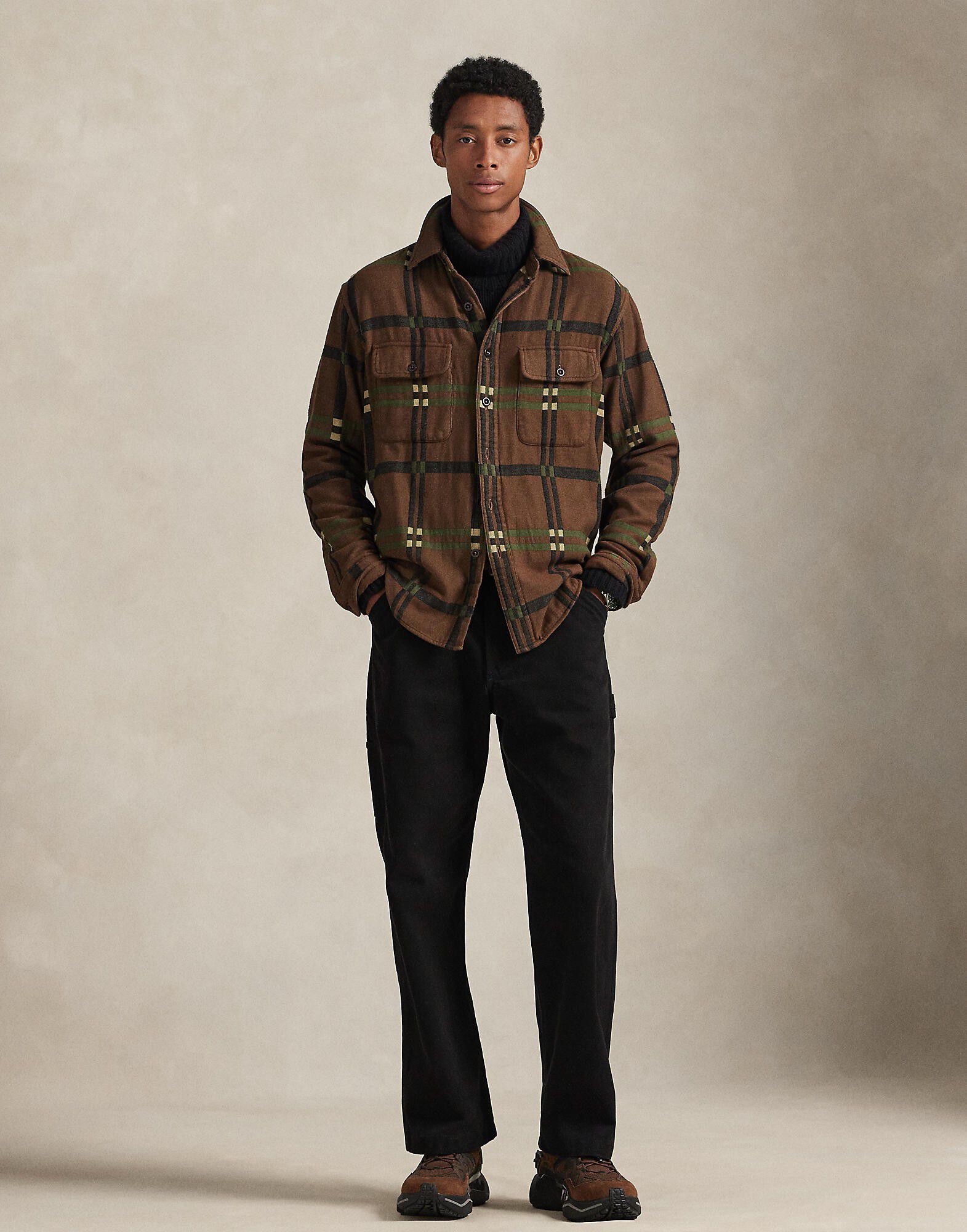 Classic Fit Flannel Utility Shirt