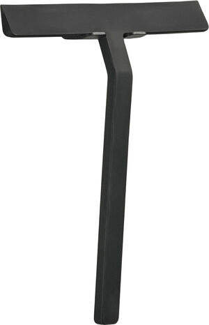 Skrapa m hållare Rim 22cm Black