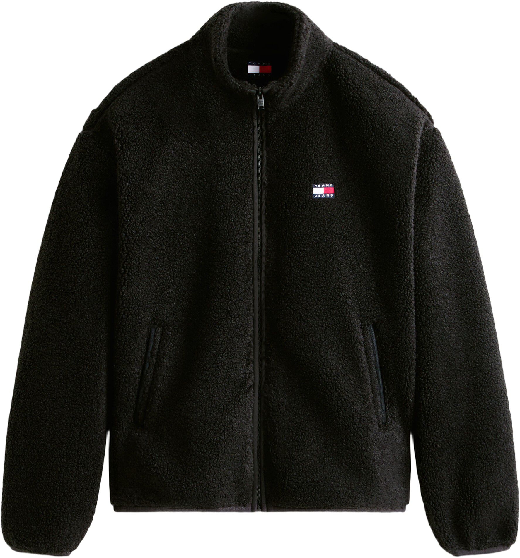 Badge Teddy Relaxed Zip-Thru Sweatshirt