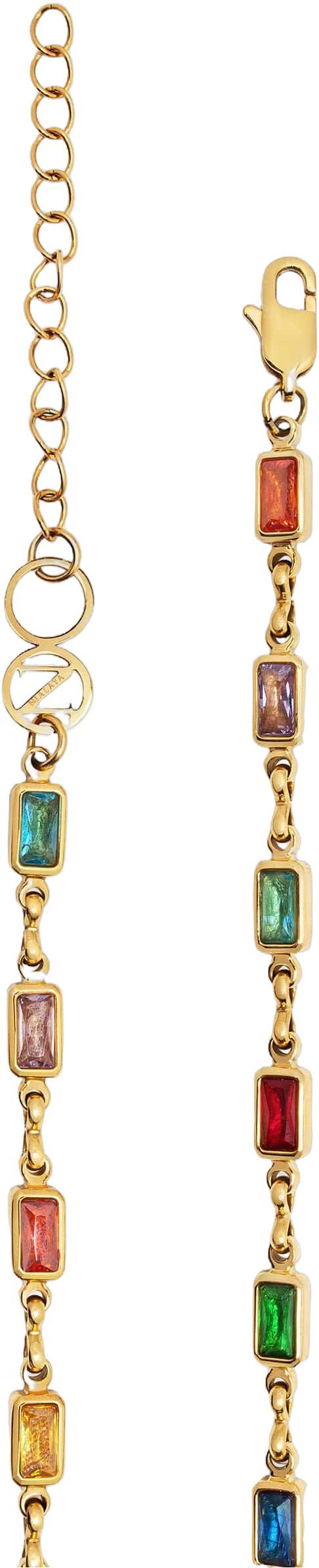 Men's Rectangle Tennis Necklace