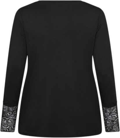 Curvy WA-STELLA 24 Bluse Sort