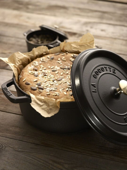 Gryta 26 Svart Rund Gjutjärn