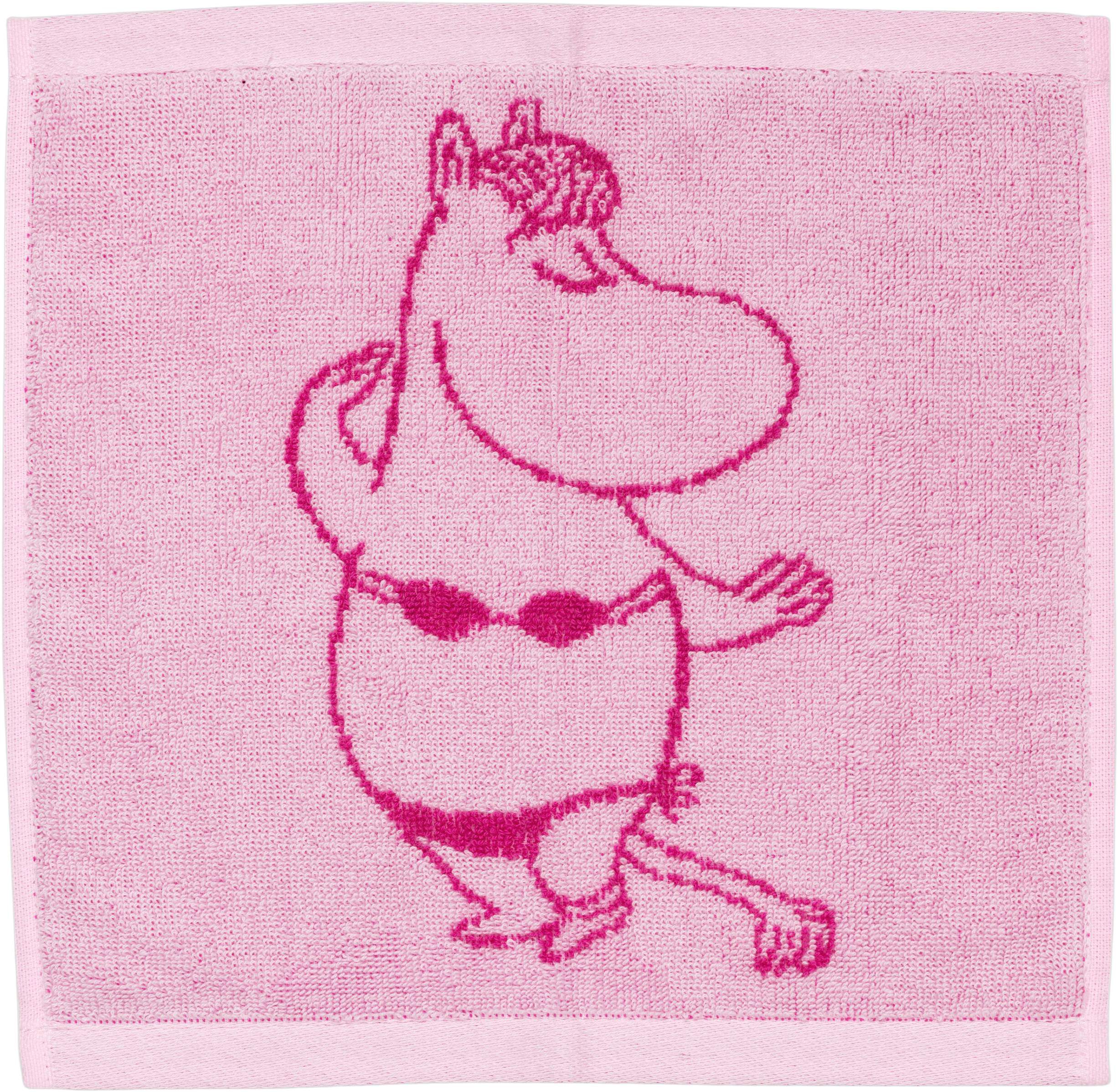 Moomin tw 25x25 Snorkmaiden pink GOTS