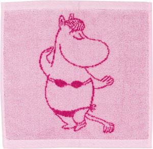 Moomin tw 25x25 Snorkmaiden pink GOTS