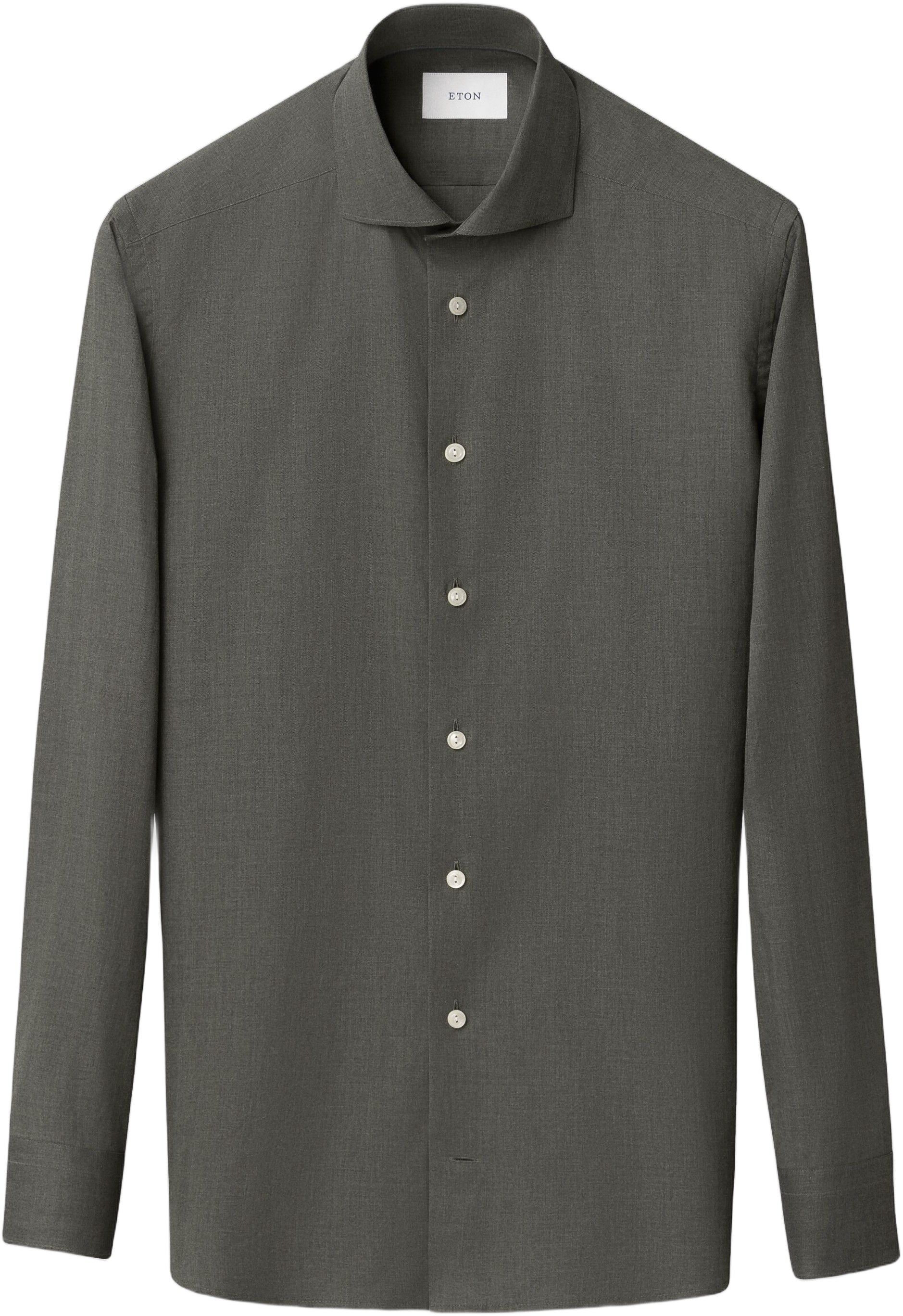 Slim Fit Micro Check Signature Flannel Shirt