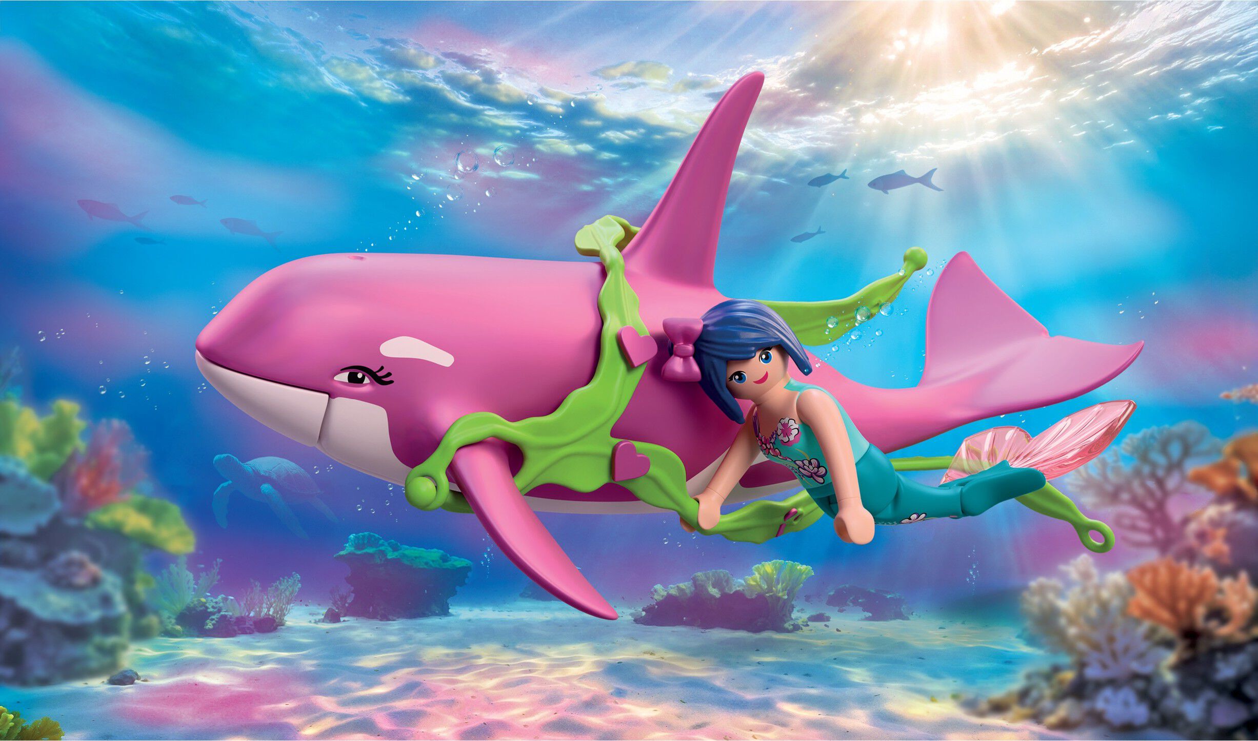 Orca with Mermaid