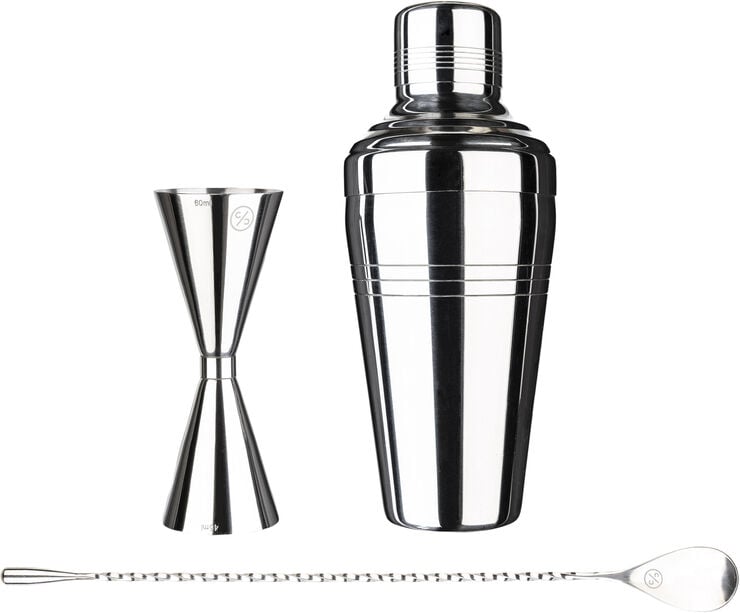 Bar Kit Mini 3-del Shaker, Jigger, Pourer
