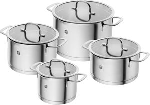 TrueFlow 4-st, Gryt & kastrullset, Silver