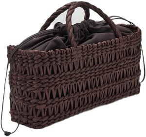 Medium natural fibre tote bag