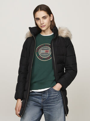 HERITAGE DOWN TYRA COAT WITH FUR