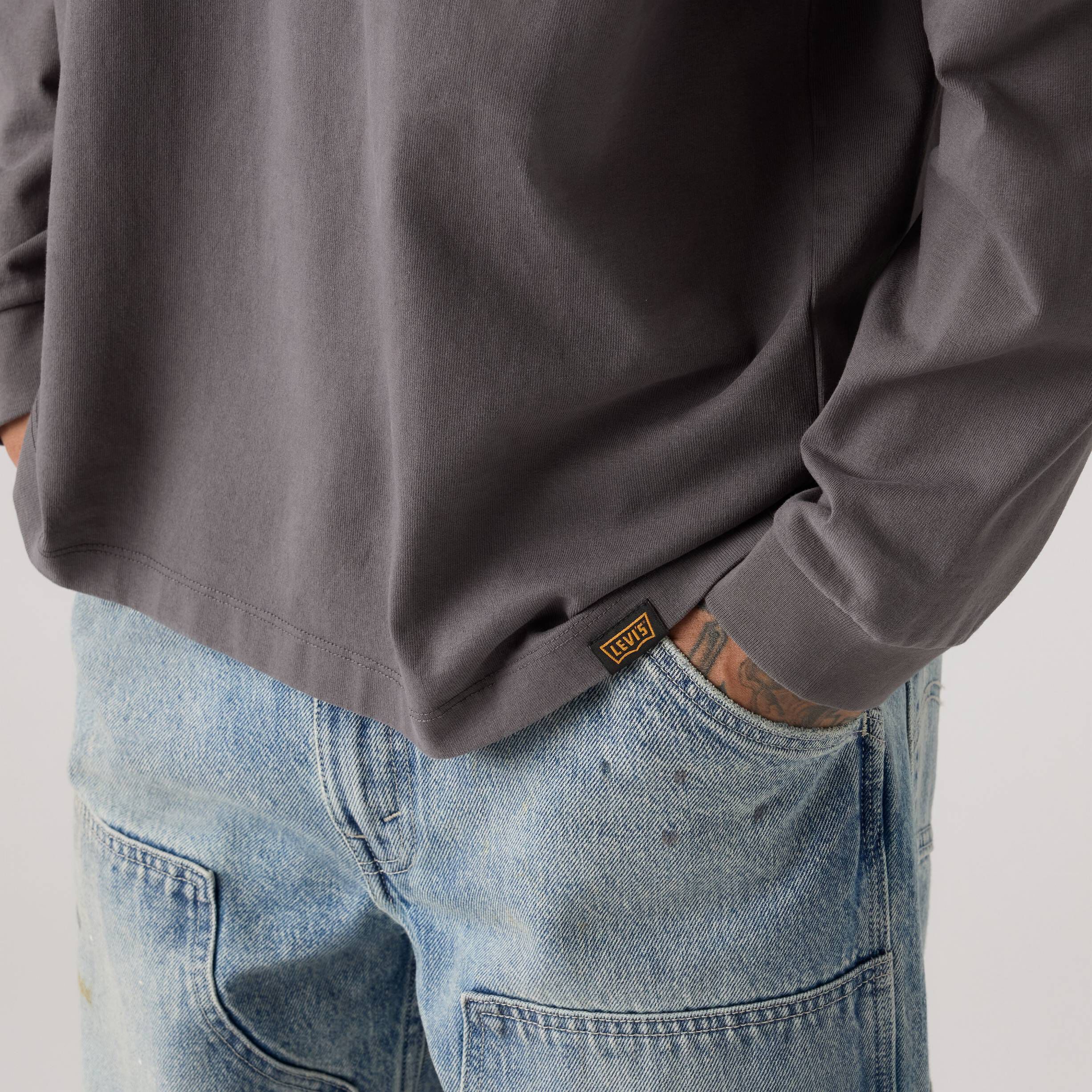 LS WORKWEAR TEE VOLCANIC GLASS