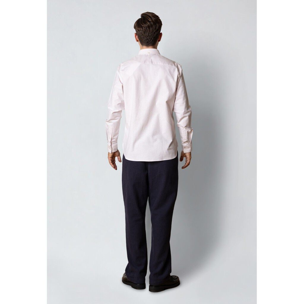 Oxford Stretch Stripe L/S