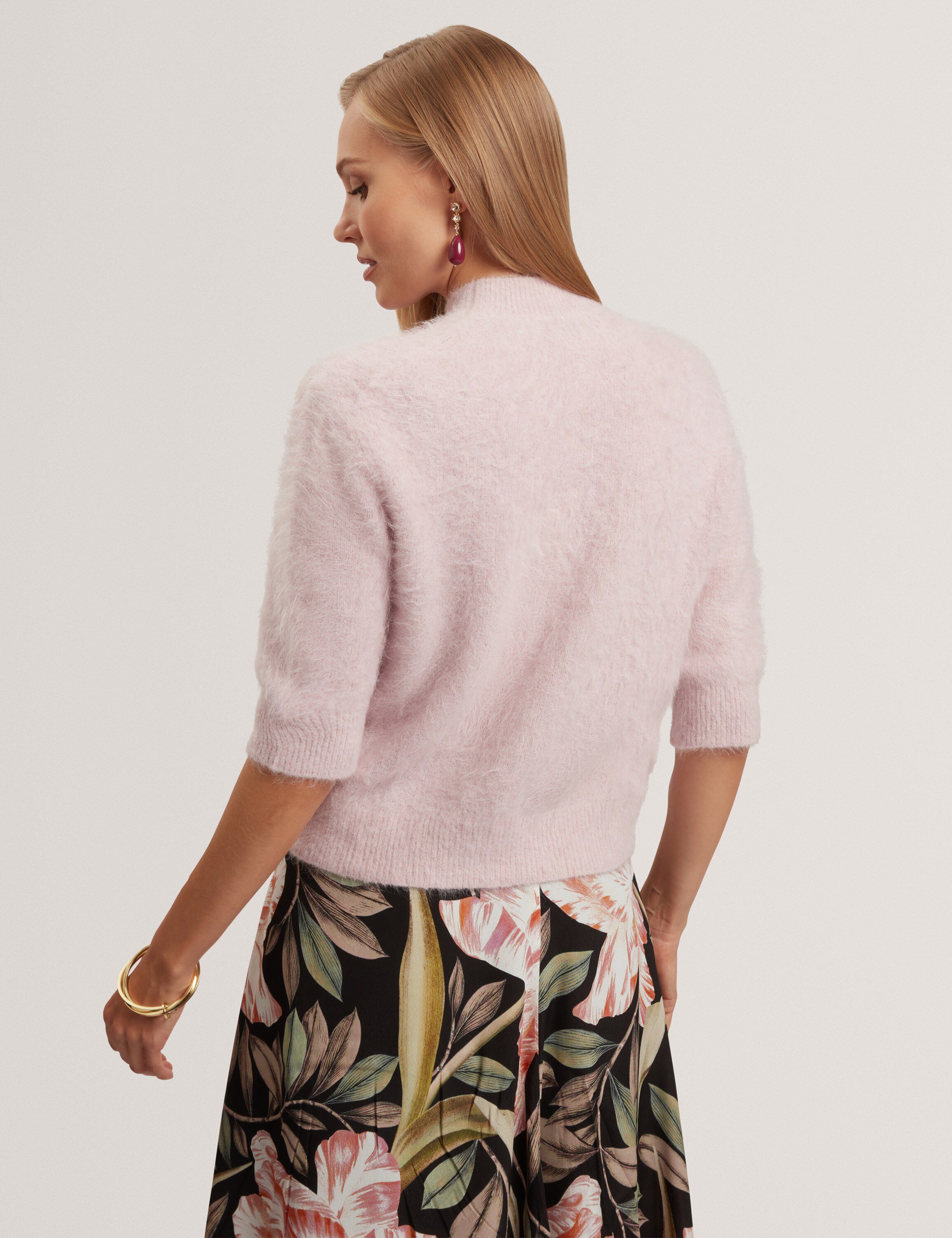 ANTATA Short Sleeve Alpaca Knit Top