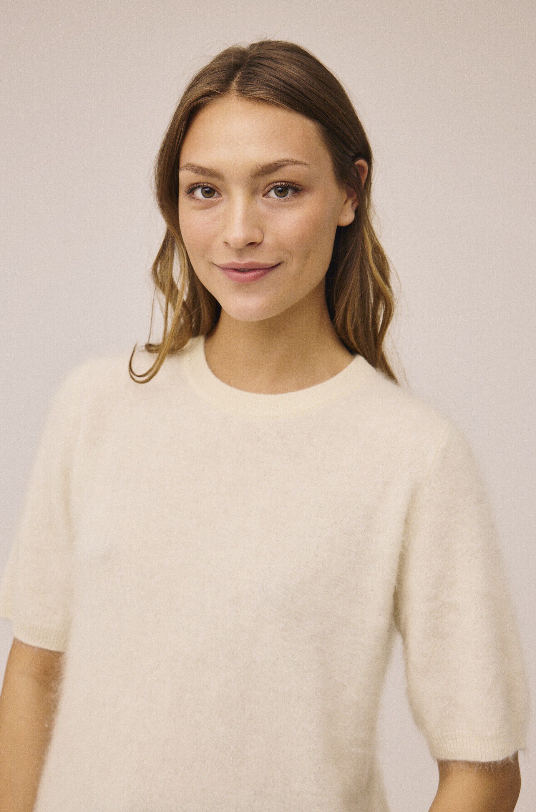 Geneve 1 S/S Knitted top - 100% Cashmere GCS