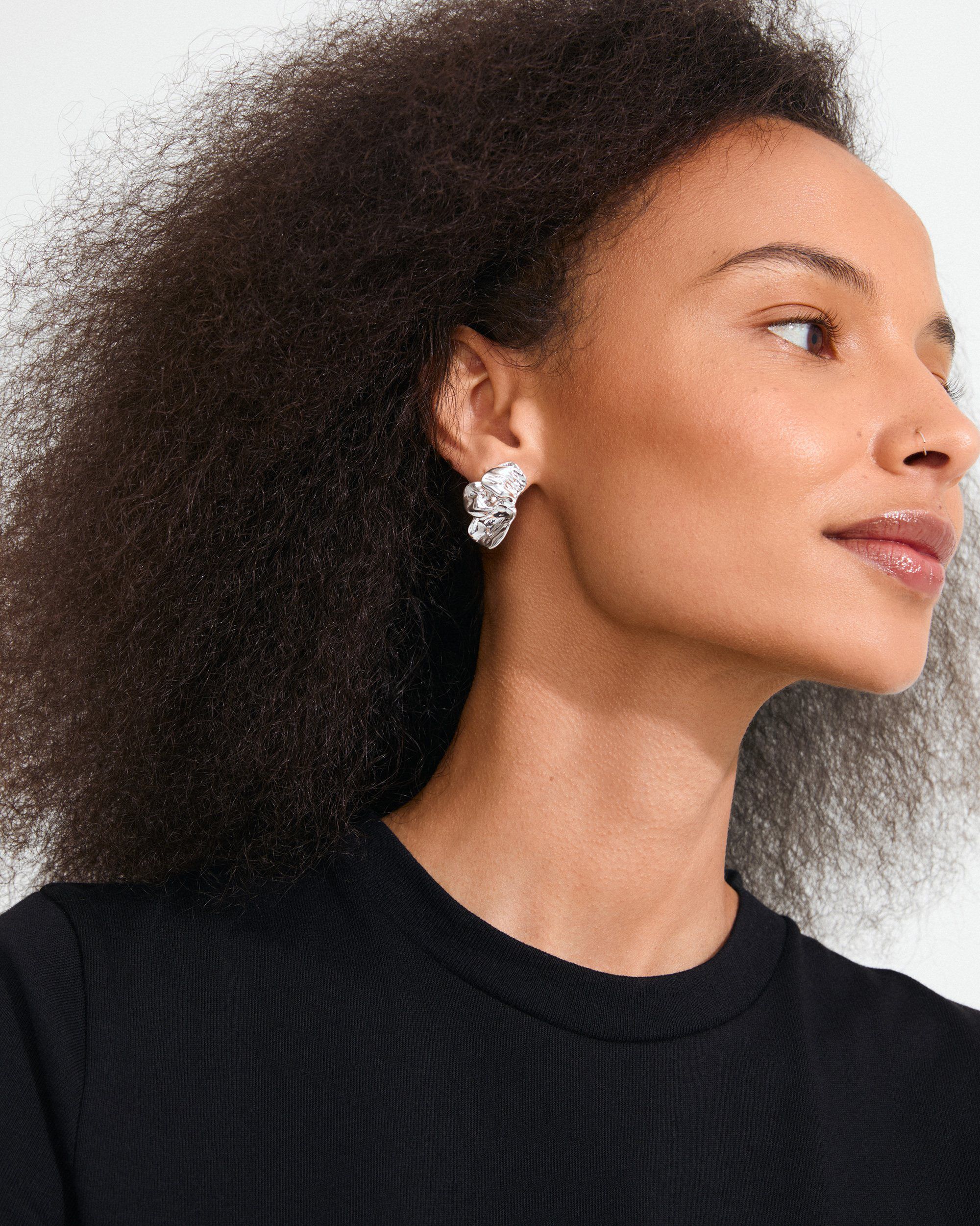 SOLARI earrings silver-plated