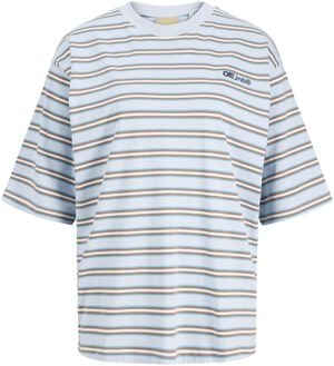 JXRHEA LOOSE SS STRIPE TEE JRS