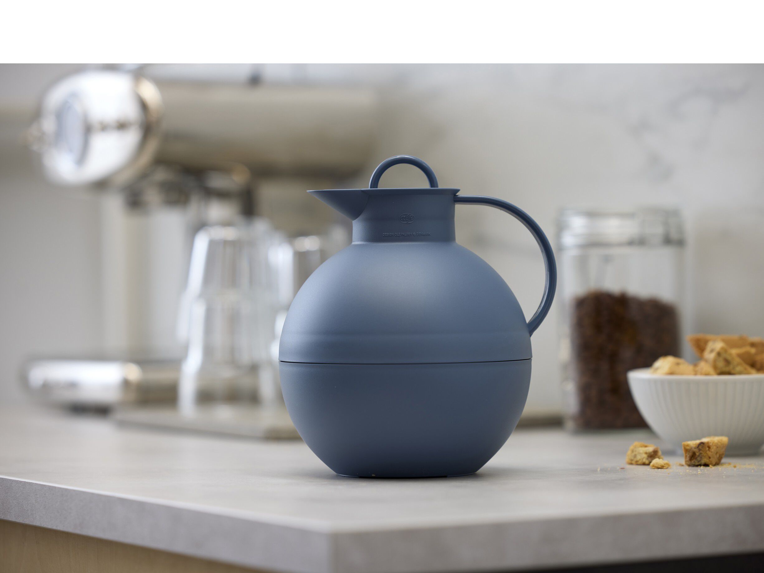 Termoskanna Kulan 0,94 liter Frost indigobl&aring;