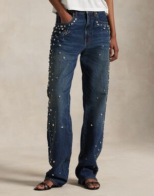High-Rise Relaxed Straight Jean