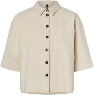 PCMILLA 2/4 LOOSE DENIM SHIRT D2D