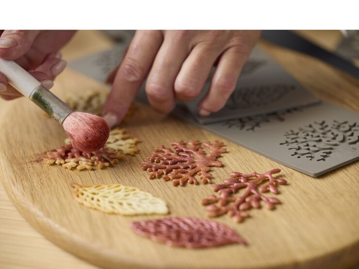 Tuile form Blad Latte Silikon