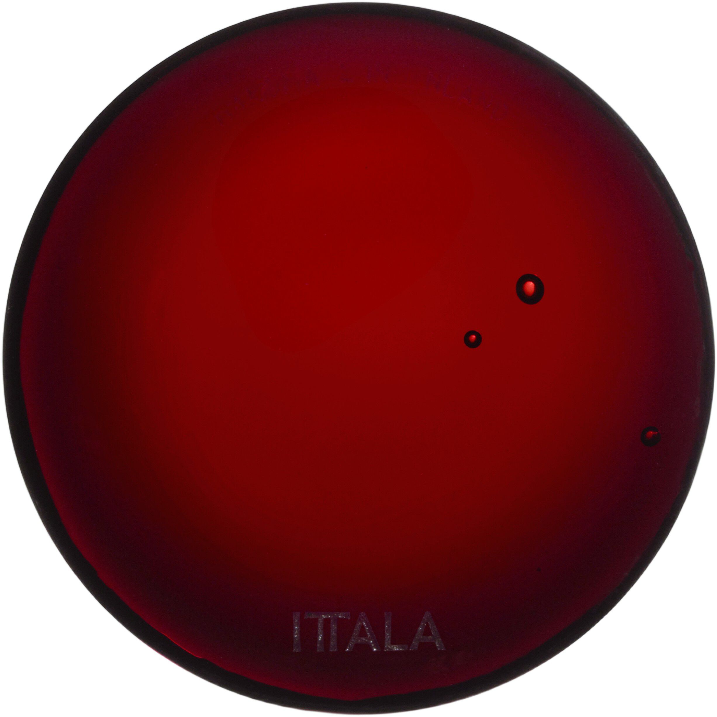 Iittala glass platter 9cm copper