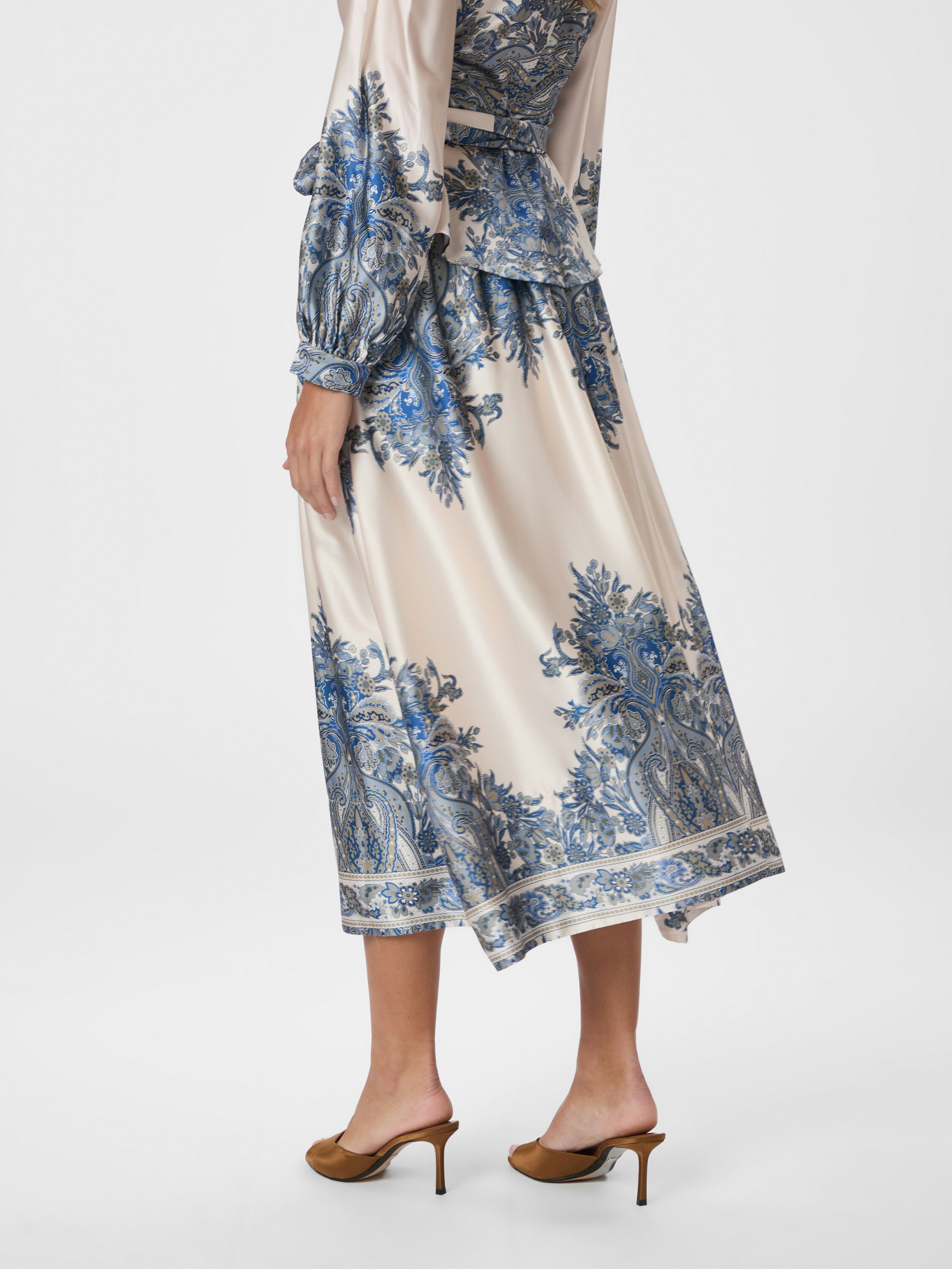 Lenni Paisley Border Skirt