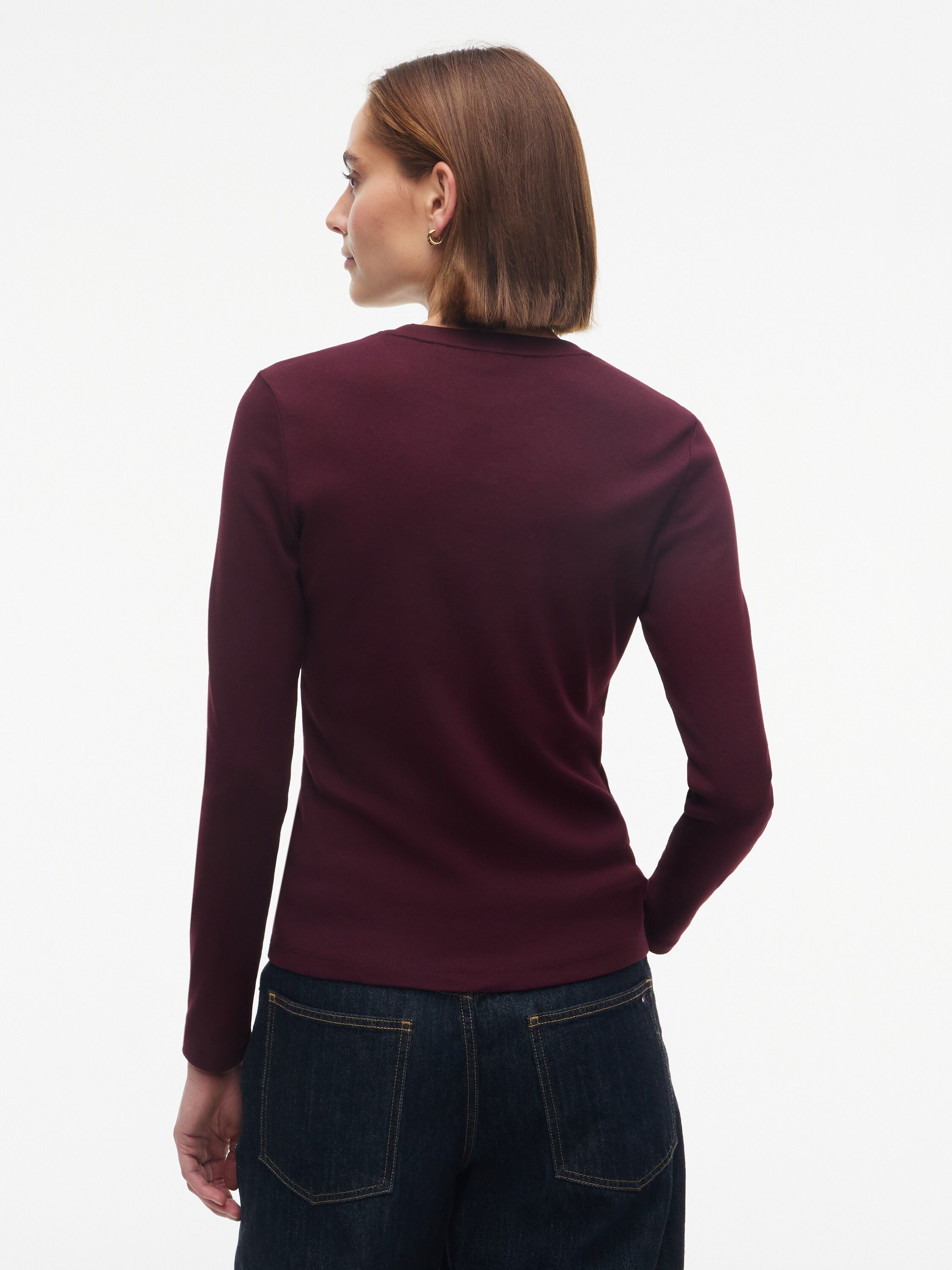 Slim Crew Neck Long Sleeve T-Shirt
